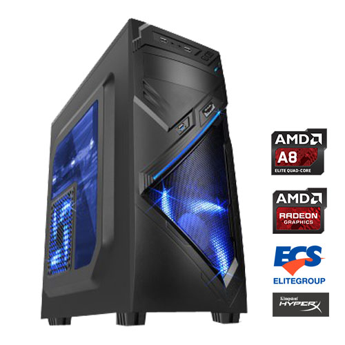 Pc Quad Core Computer Gamer A8 7600 Computadora Gamer Dual Graphics / AMD A8 7600 / R7 240 4GB / 8GB RAM