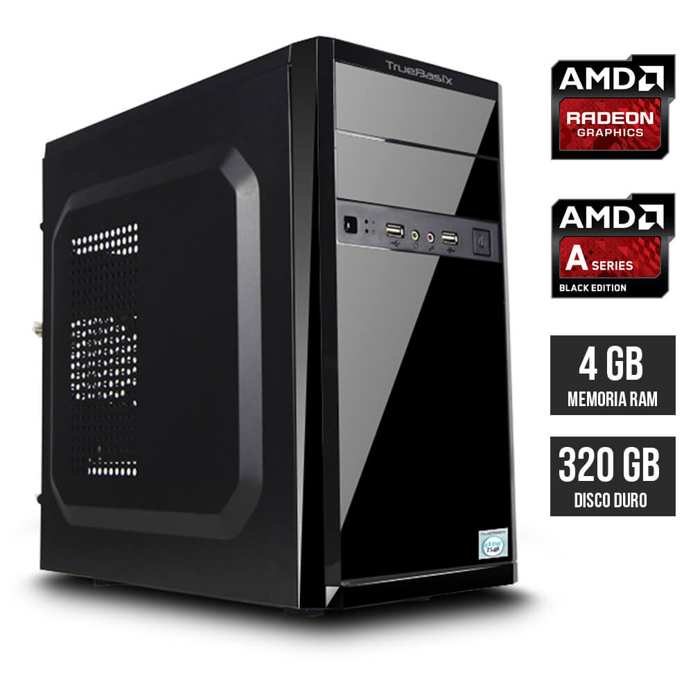 Computadora / Radeon Graphics / AMD A4 4000 / 4GB RAM / 320GB HDD ...