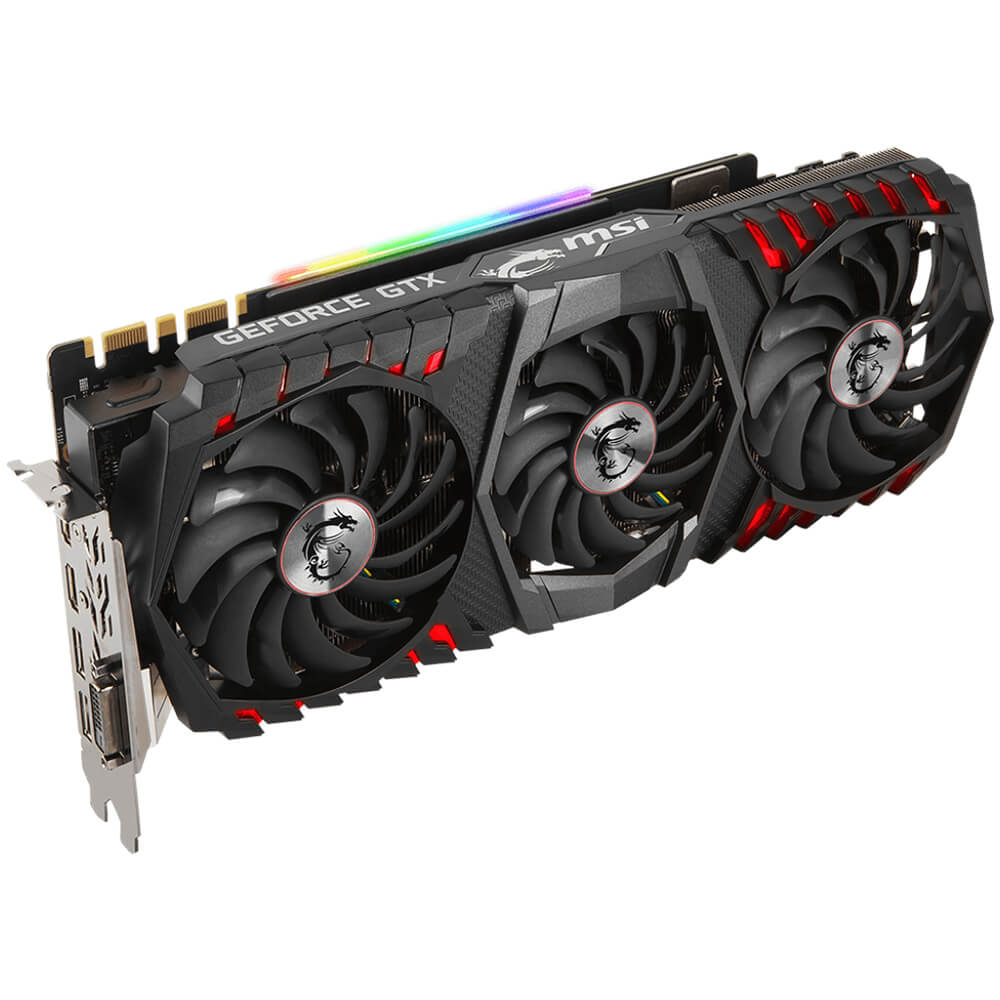 Tarjeta de Video NVIDIA GeForce GTX 1080 Ti 11GB GDDR5X / MSI Gaming X Trio DD Tech