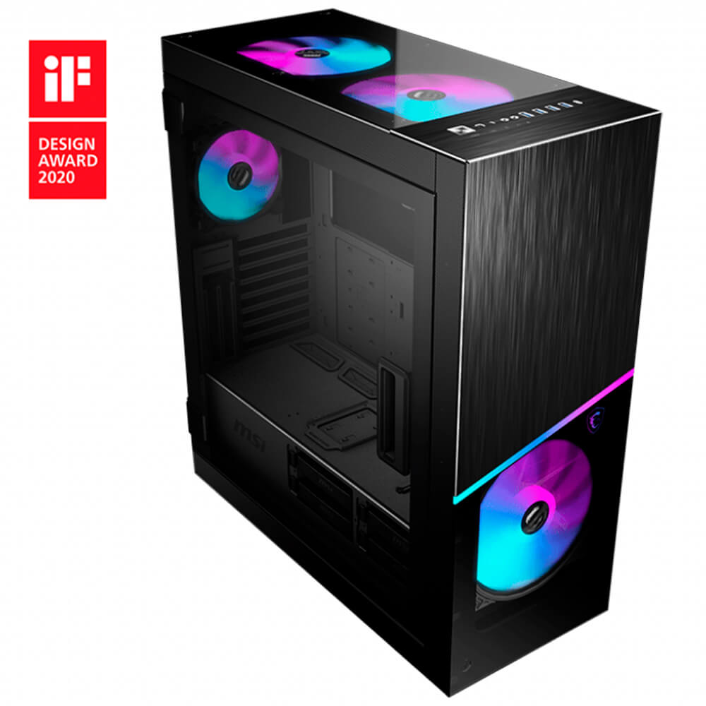 Gabinete MSI MPG Sekira 500X RGB / Cristal Templado / Black / USB 3.2